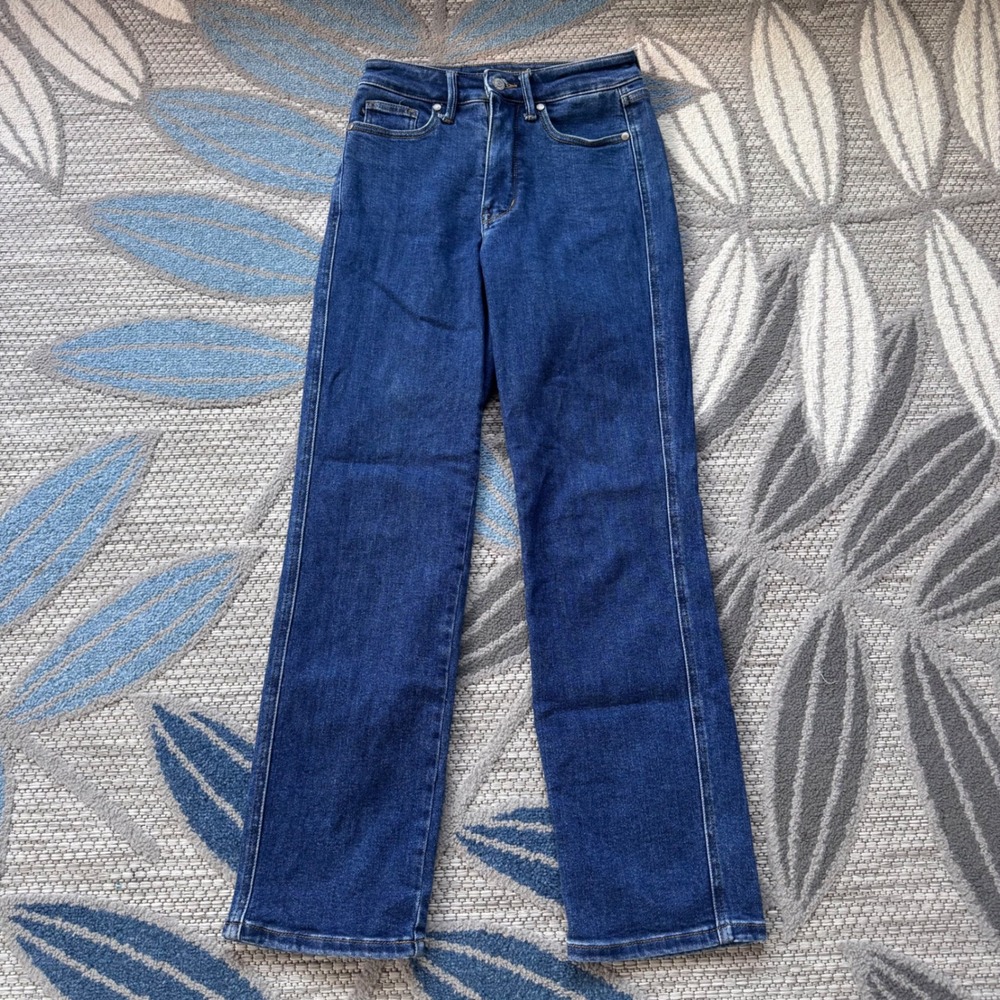 Judy Blue High Waist Tummy Control Classic Straight Denim Jeans 88575 Size 1/25